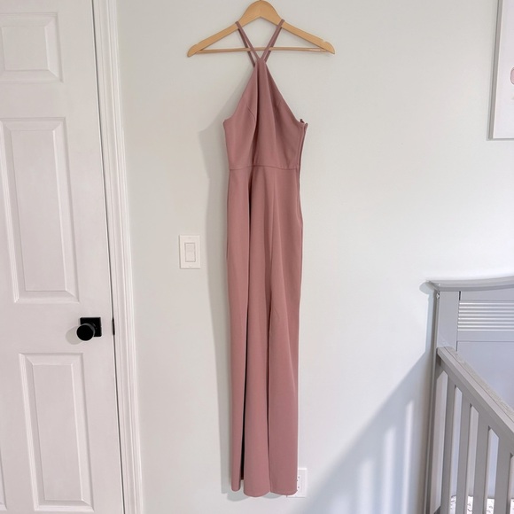 Speechless Mauve High Neck Maxi Dress Size 7 - Picture 1 of 16